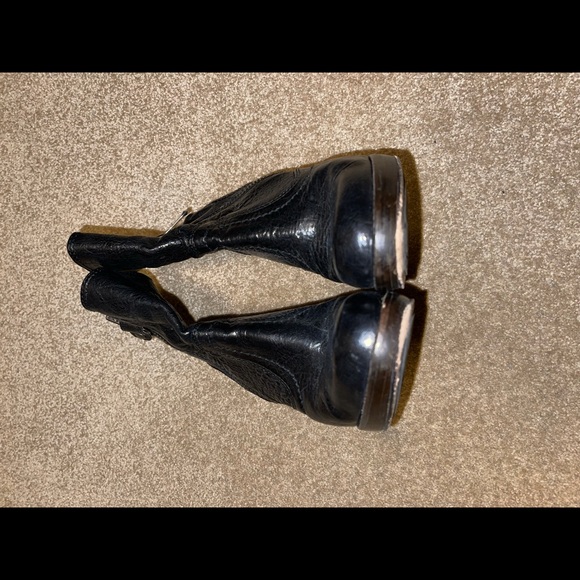 Frye Boots Donna Snap style booties in Black sz 8 - Picture 4 of 5